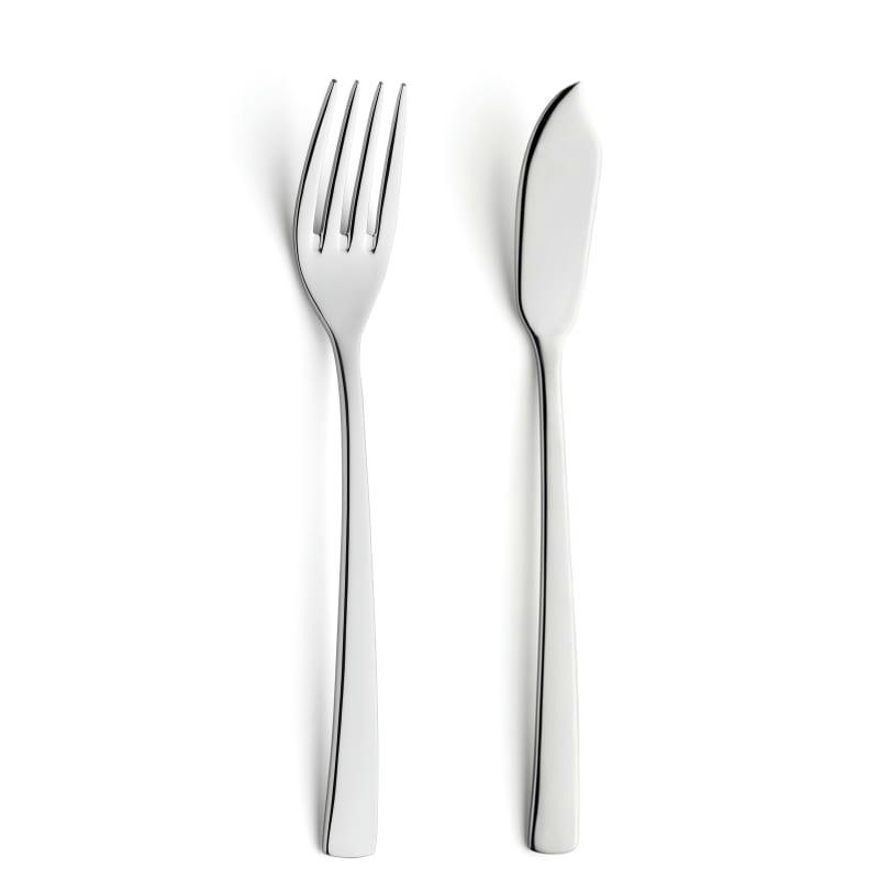 AURORA - Service couverts à poisson 12 pièces