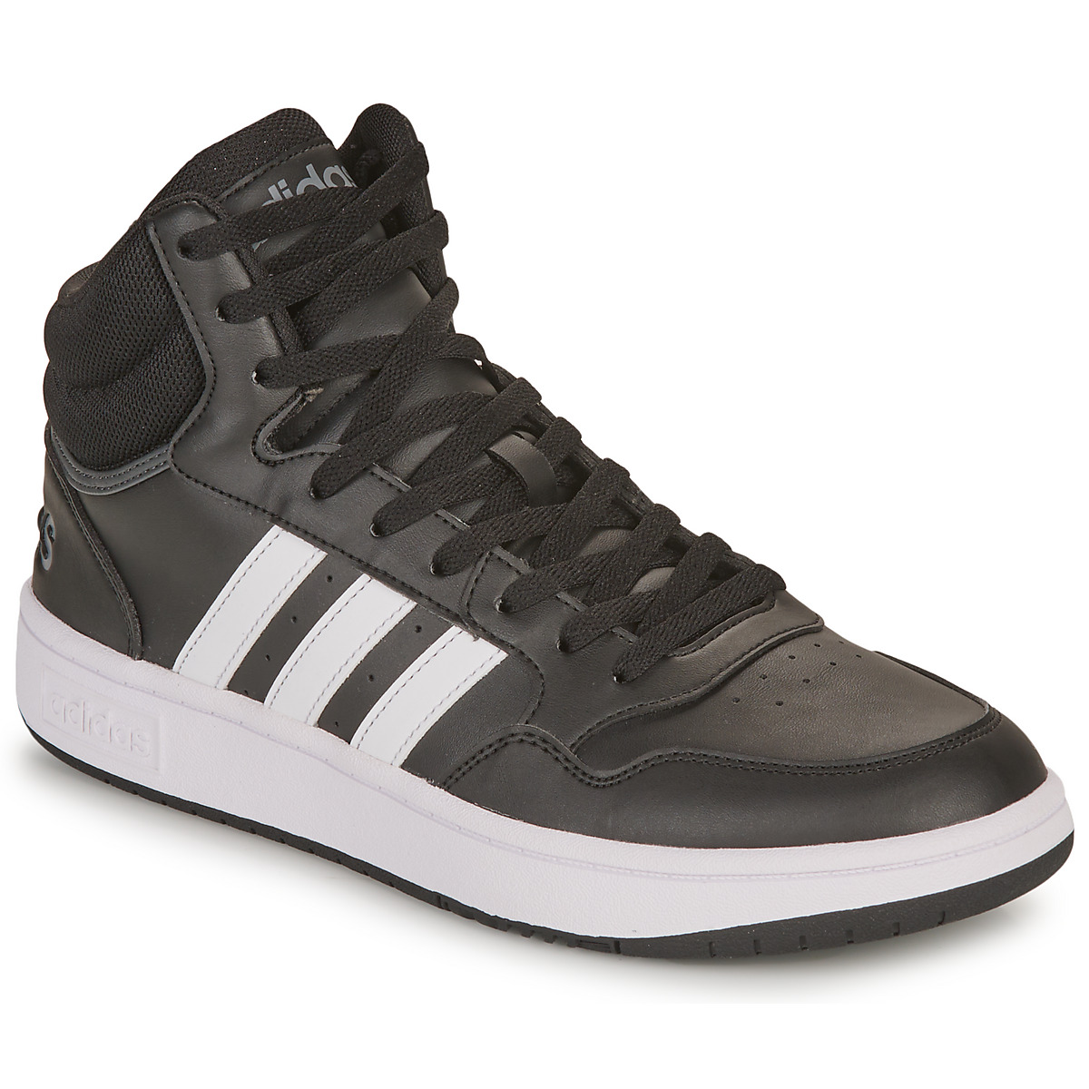 adidas - HOOPS 3.0 MID - Black / White