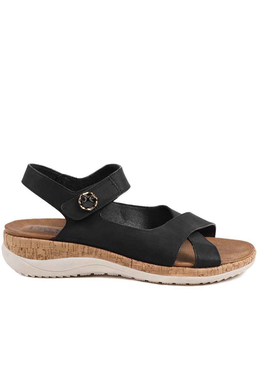 Pavers Wide Fit Adjustable Fit Cushioned Sandals