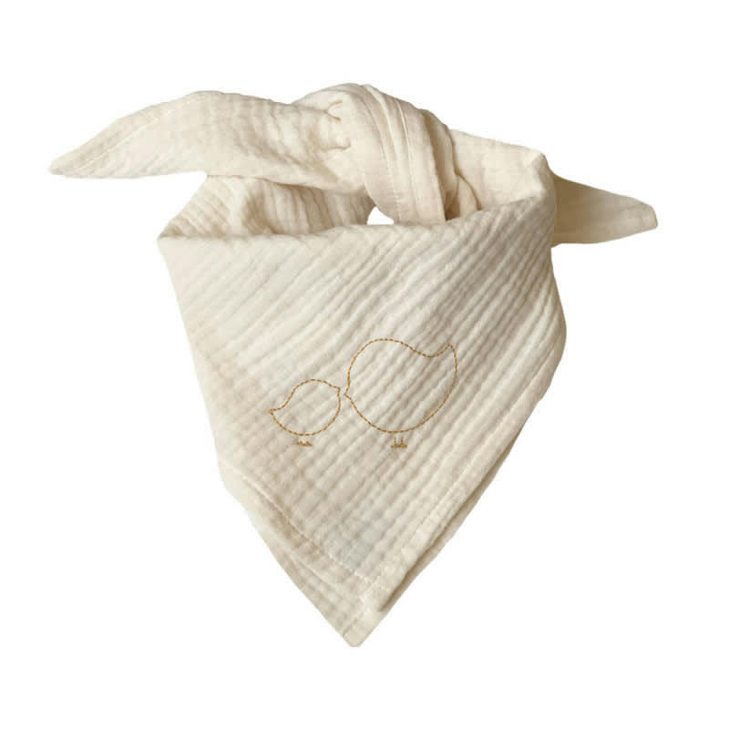 - Lange bébé en gaze de coton ecru