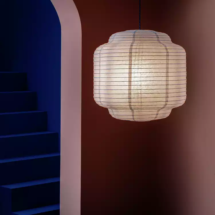 Habitat 60 Cirro White Paper Easy Fit Lampshade - 60cm