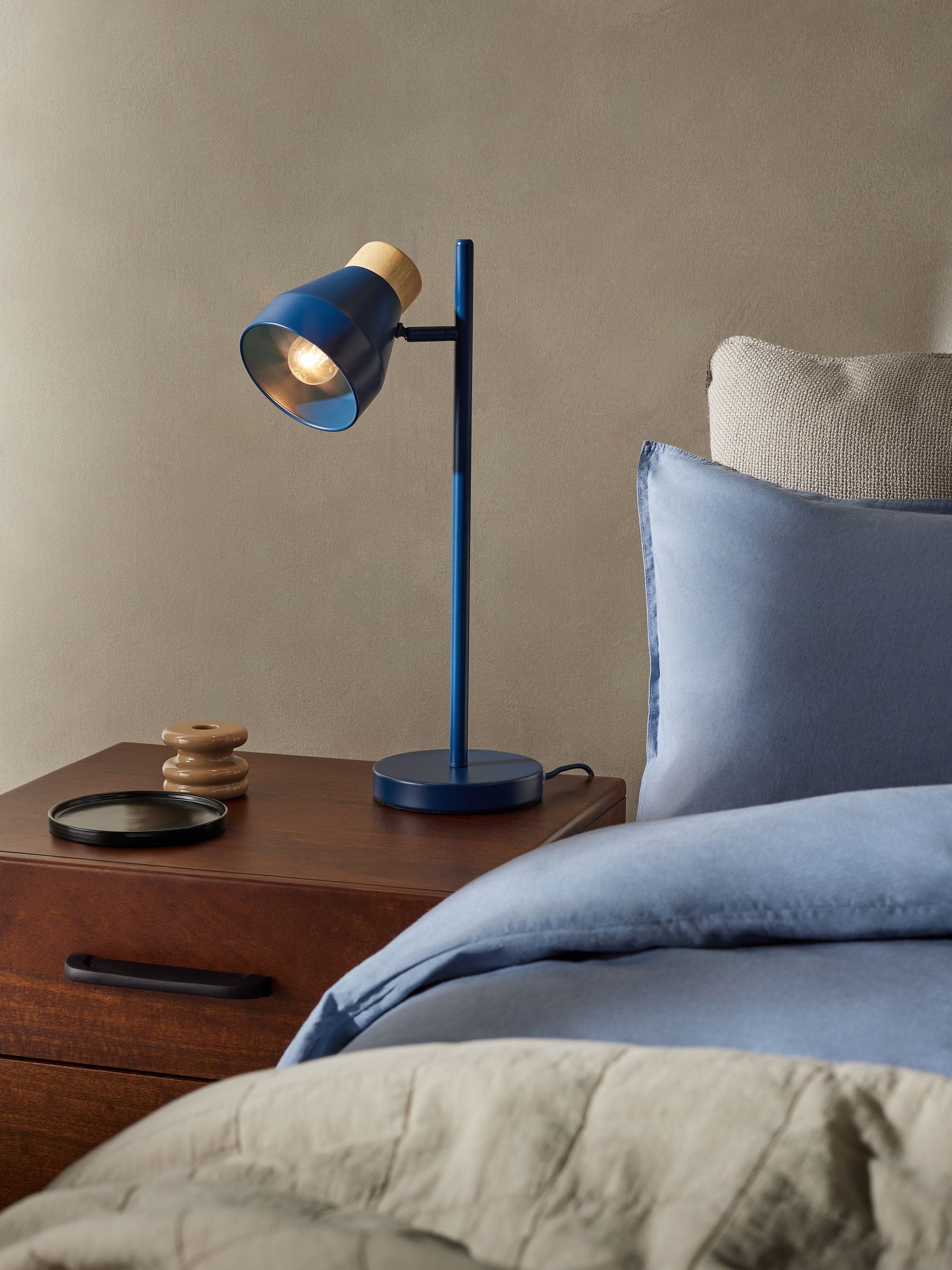 Albert Table Lamp in Navy