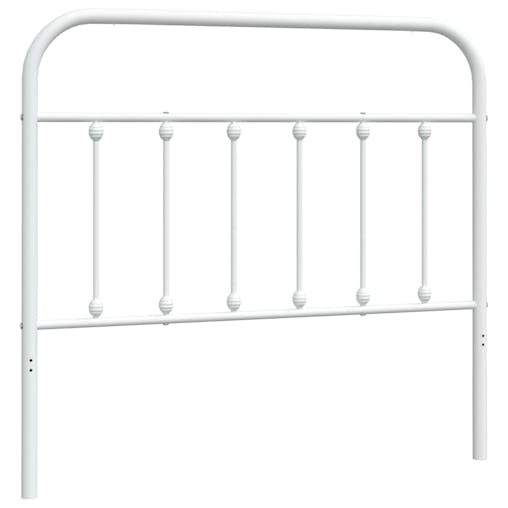 NNEVL Metal Headboard White 107 cm
