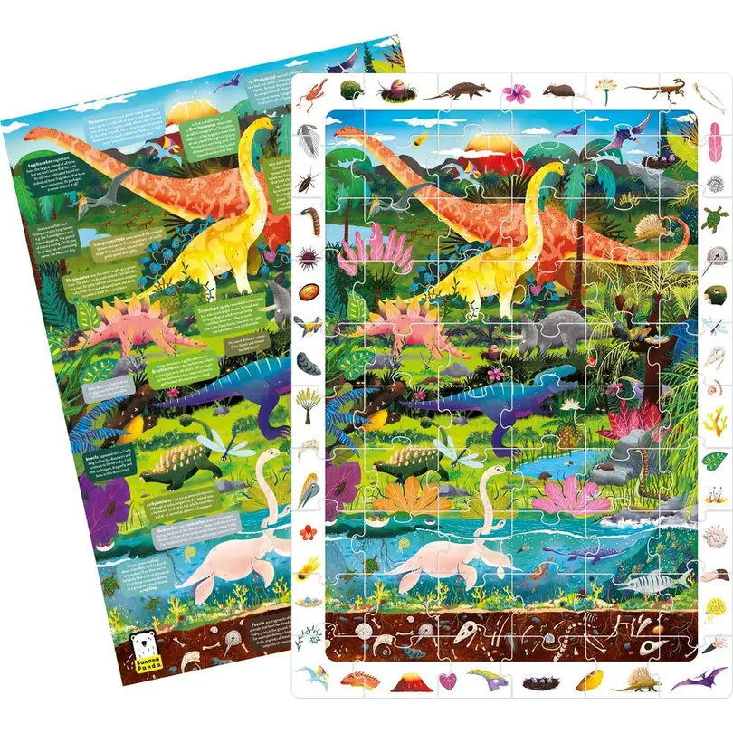 Puzzle 60-teilig Observation Dinosaurs