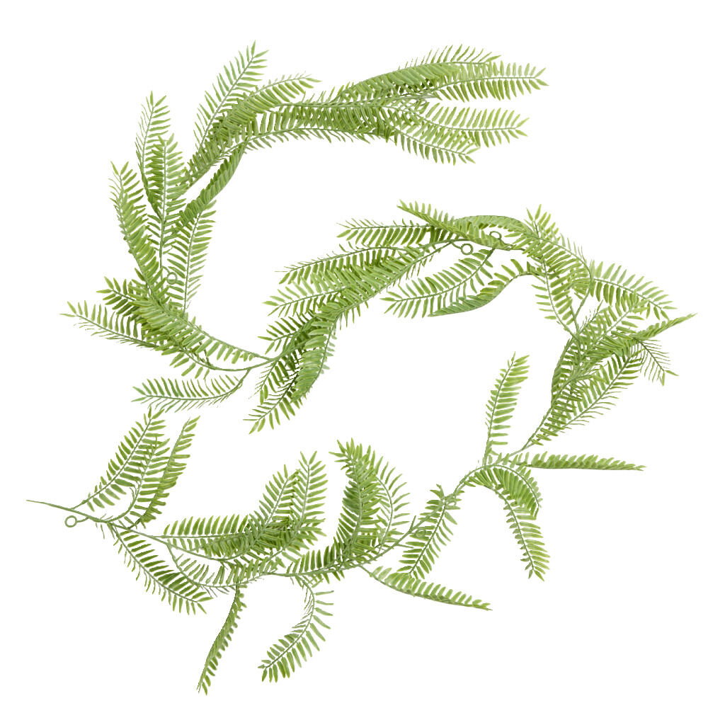 Guirlande fougère artificielle verte L180cm