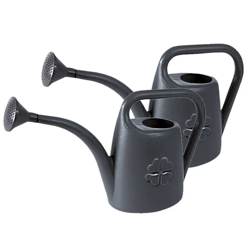 Prosperplast Gieter - antraciet - kunststof - broeskop - 1.8 L