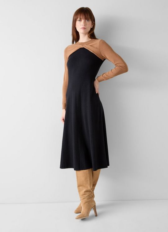 Aletta Multi Black Cotton Twist FrontDress