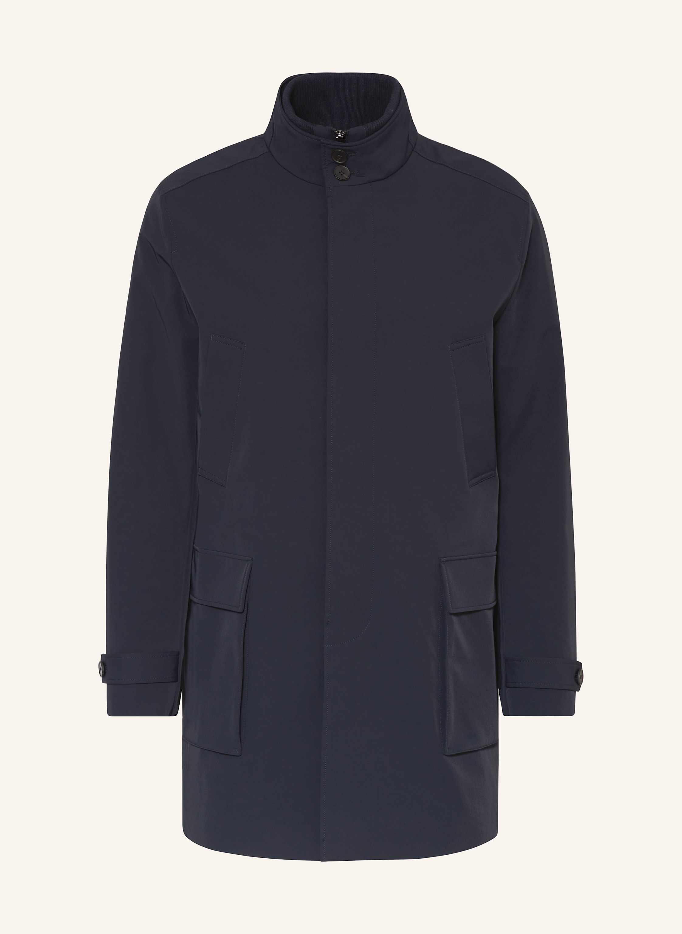 REISS Mantel PLAYER mit herausnehmbarer Blende
