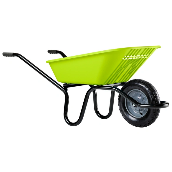 Schubkarre »Proselect«, 100 L, Anisgrün Kunstoffmulde, Luftrad