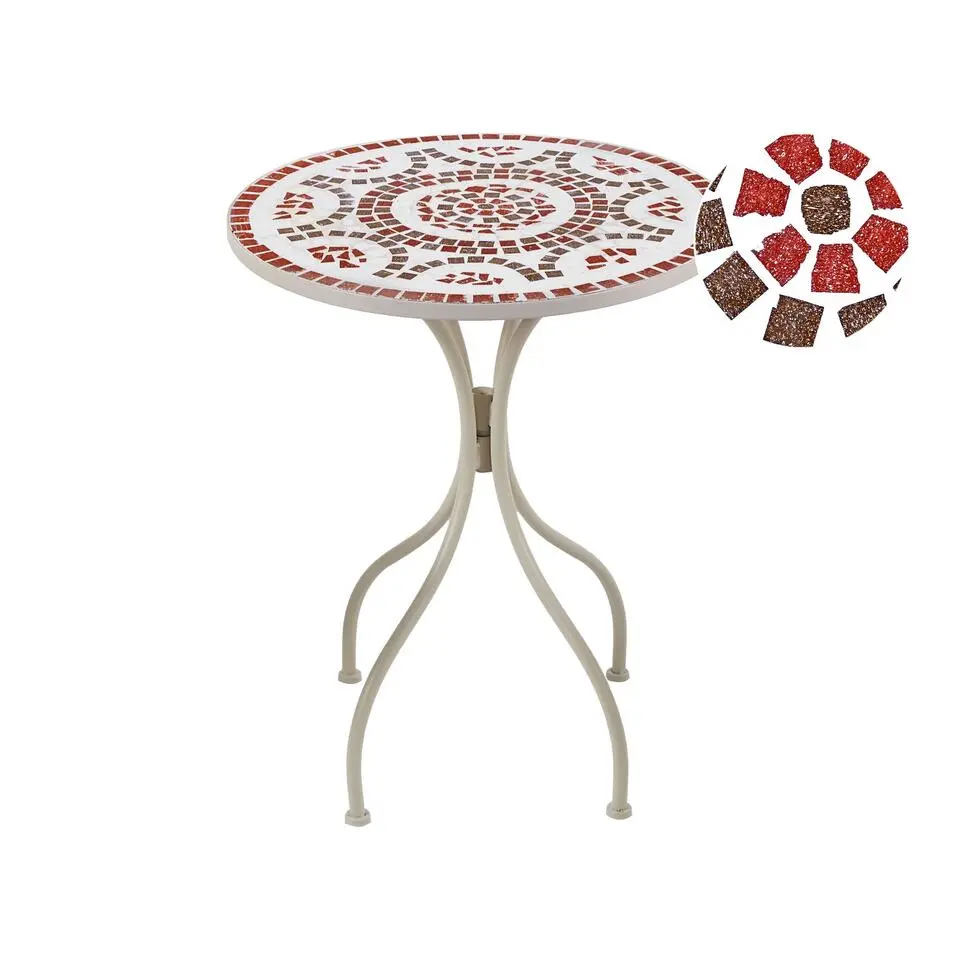 SPELLO - Tuintafel - Wit - Metaal