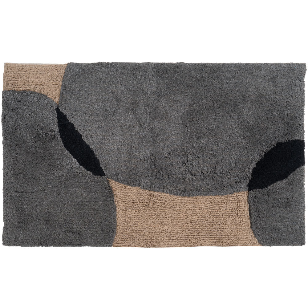 Veer Carpets - Badmat Bink - Grey 50 x 80 cm