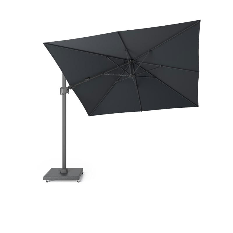 HÉLIOS - Parasol déporté 3x3m gris