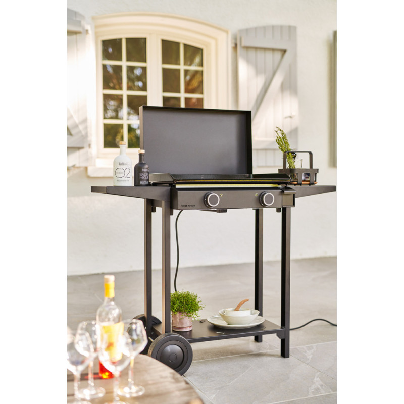 Plancha électrique Base 60 noire FORGE ADOUR