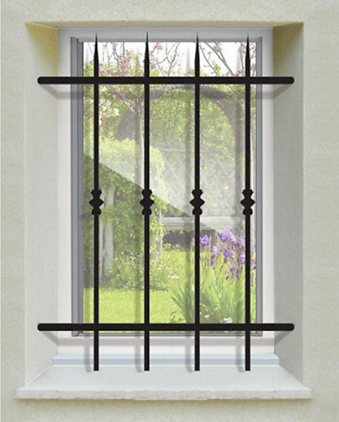 Grille de Defense Manoir pour Fenetre H 75 cm x L 60 cm (côte tableau)