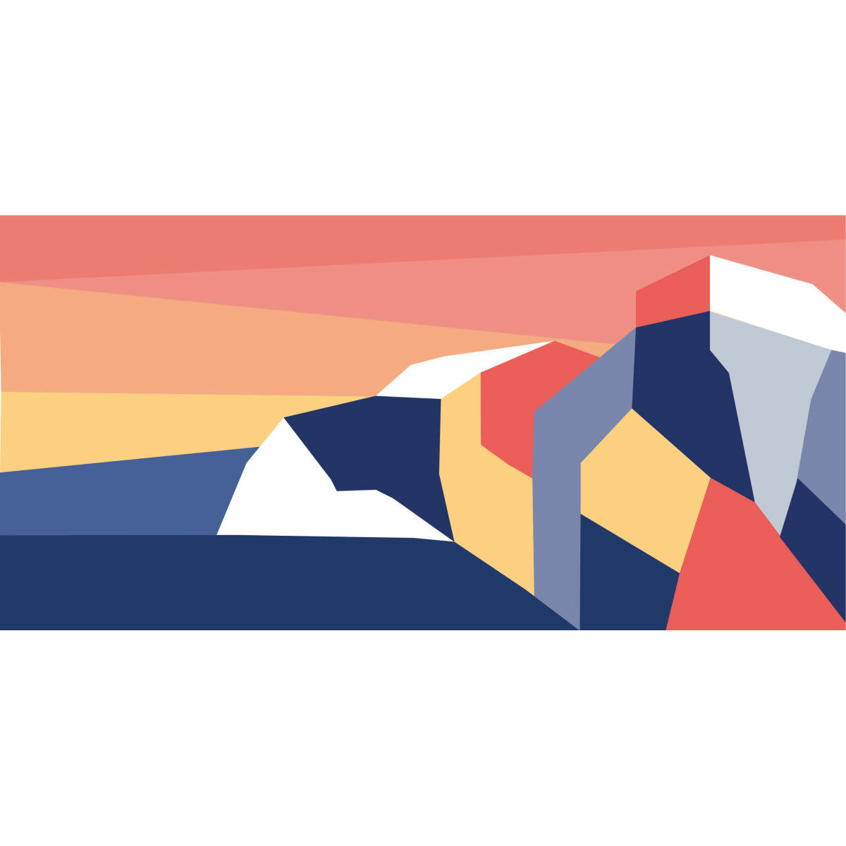 - Papier peint panoramique falaise d'aval 450 x 250 cm