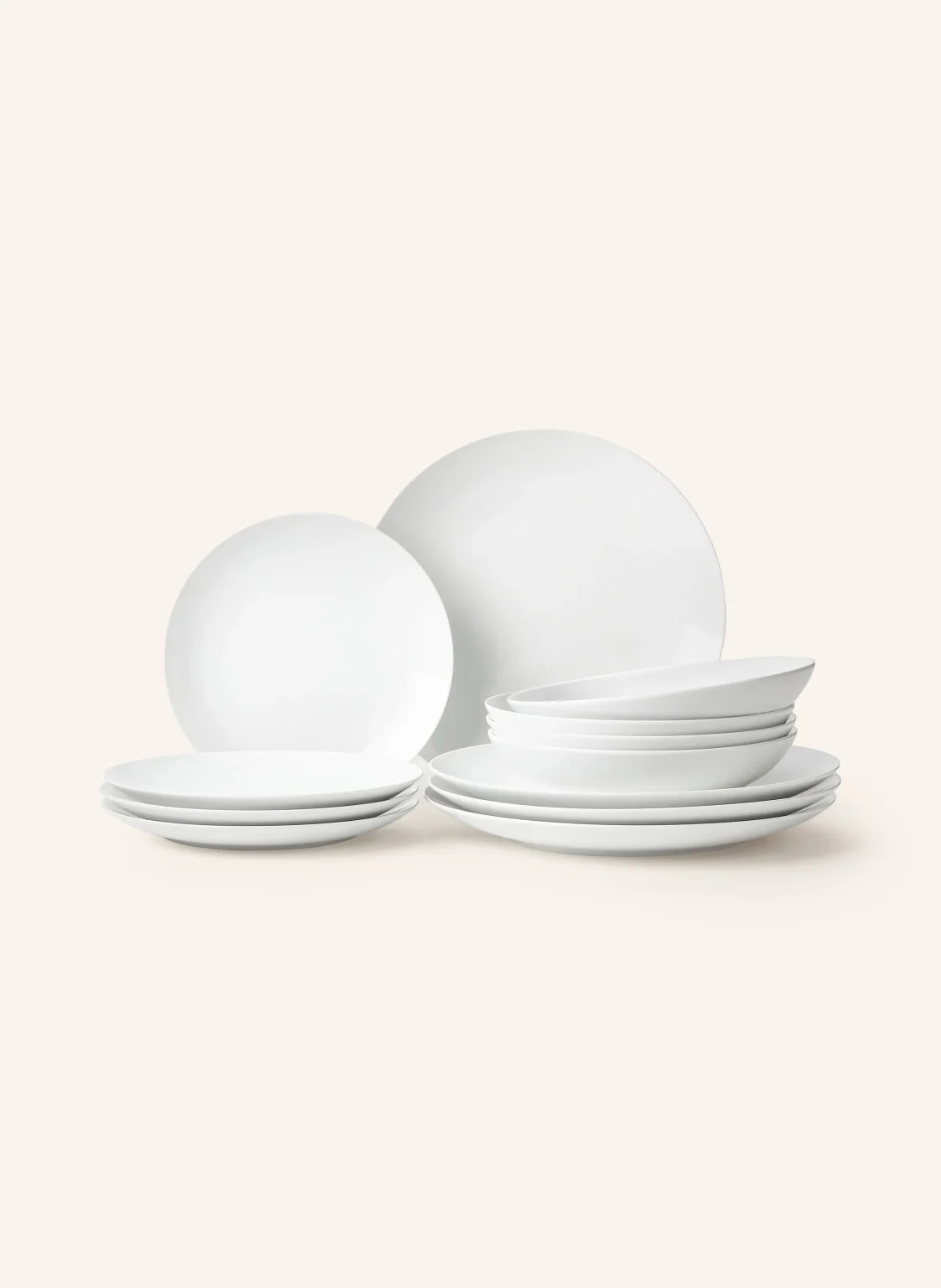 Westwing Collection 12-tlg. Geschirr-Set DELIGHT MODERN