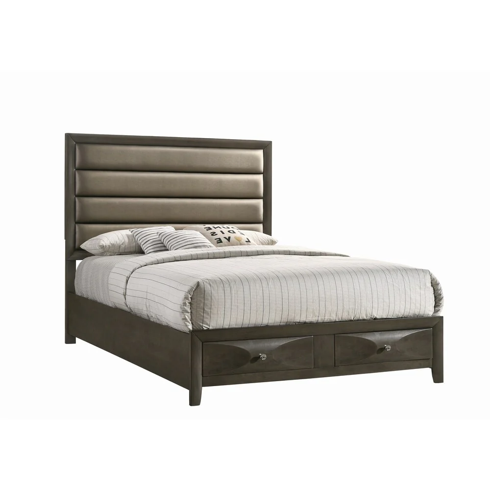 Porch & Den Dauer Grey 4-piece Bedroom Set