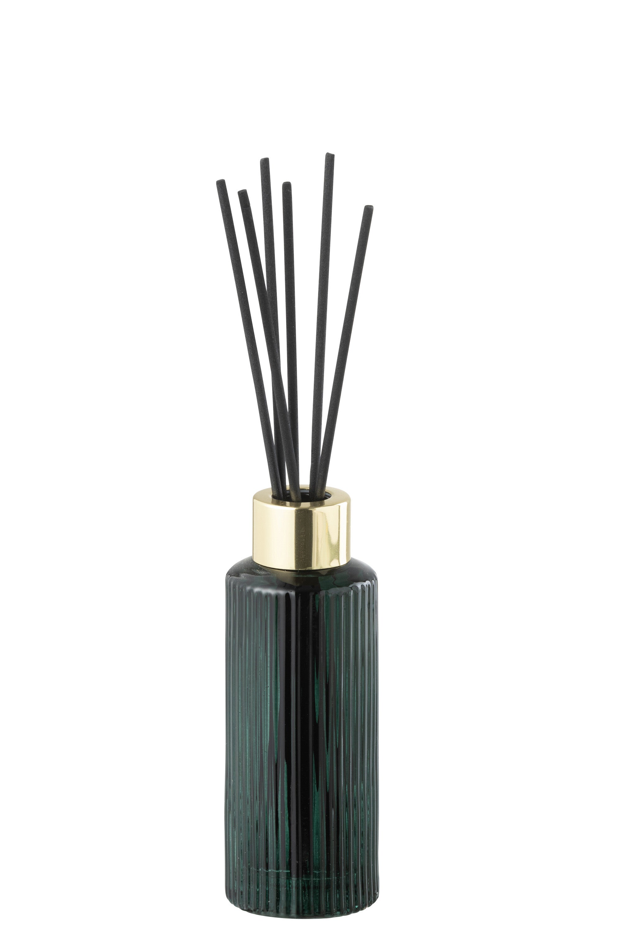 J-Line geurstokjes Cedar Breeze - glas - donkergroen - small