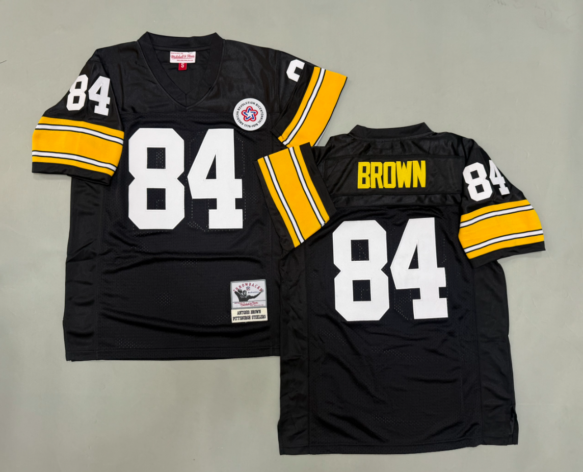 Antonio Brown Pittsburgh Steelers Authentic Throwback Retired Player Jersey