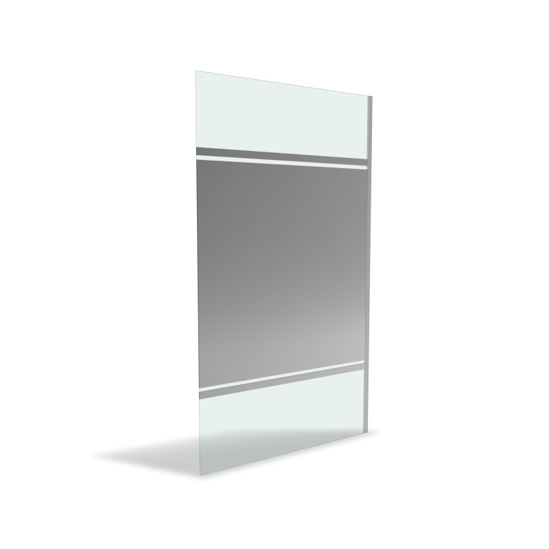 Paroi de douche Parma 2 miroir 120 x 200 cm AURLANE
