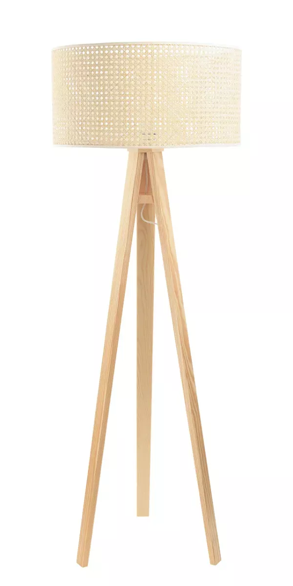 Lampa stojąca BOHO 40 rattan naturalny