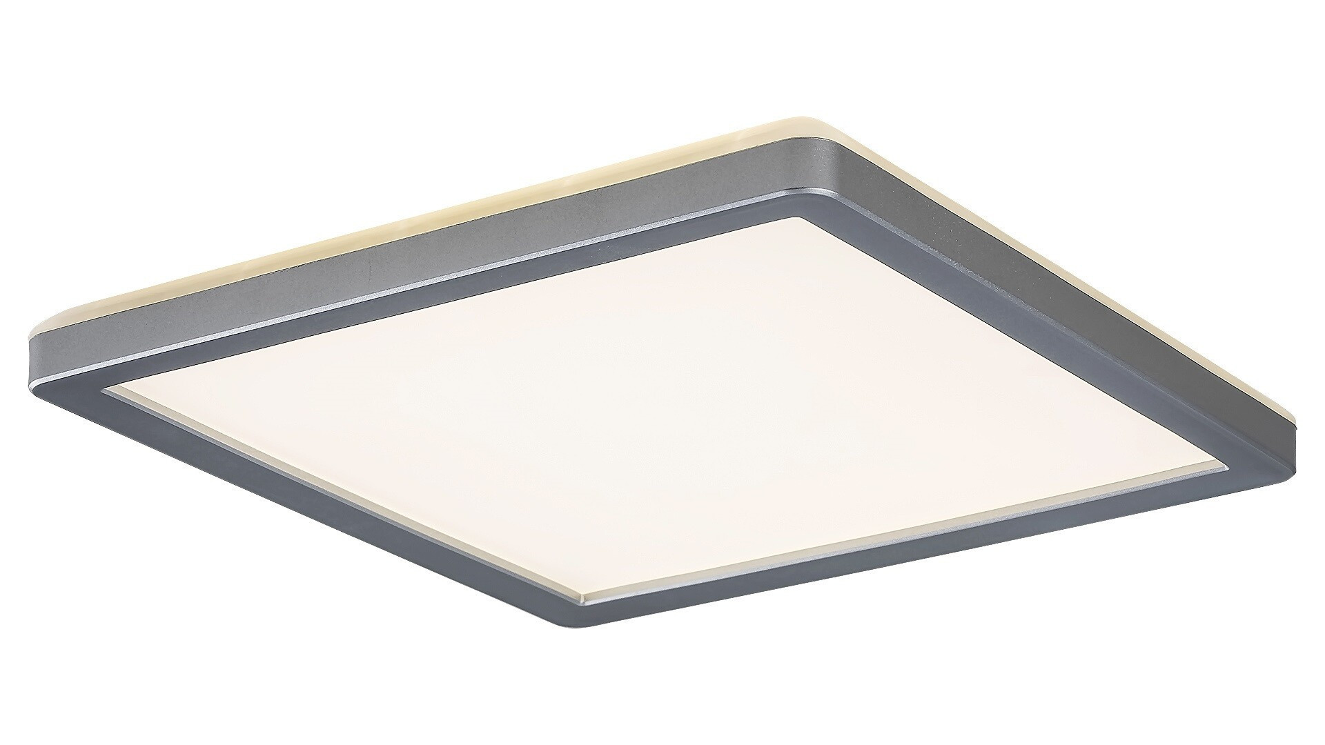 Plafon Lambertkwadratowy srebrno-biały LED 1x15W 25cm 1500lm IP44 Rabalux
