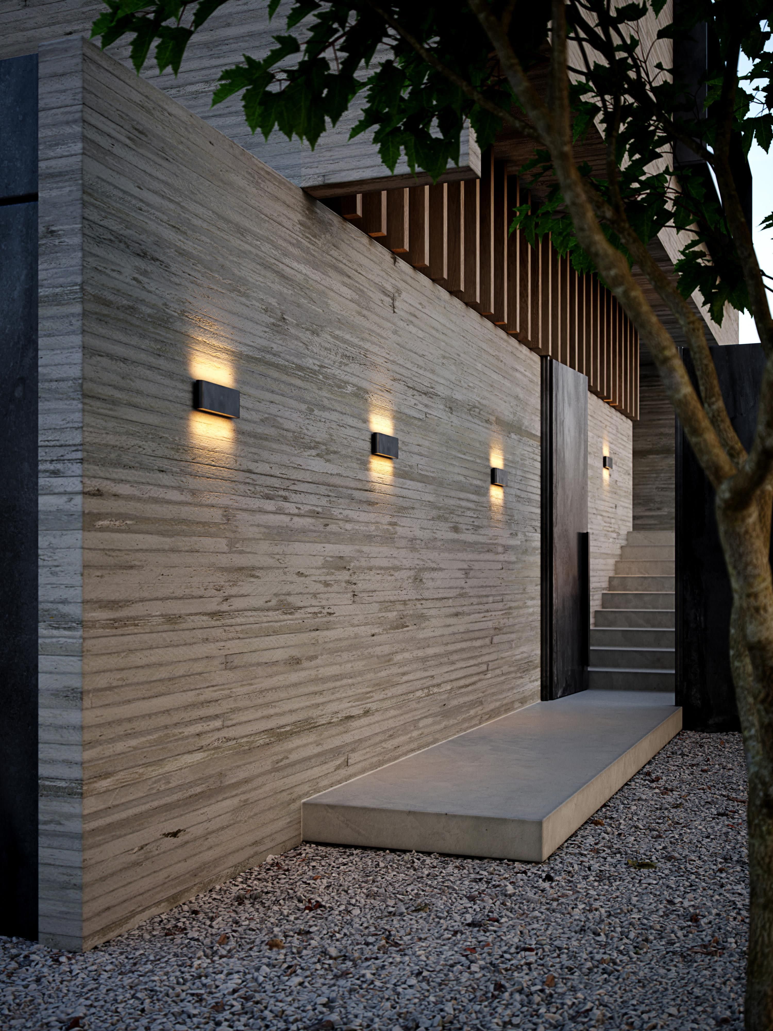 LED-Außenwandleuchte Kinver