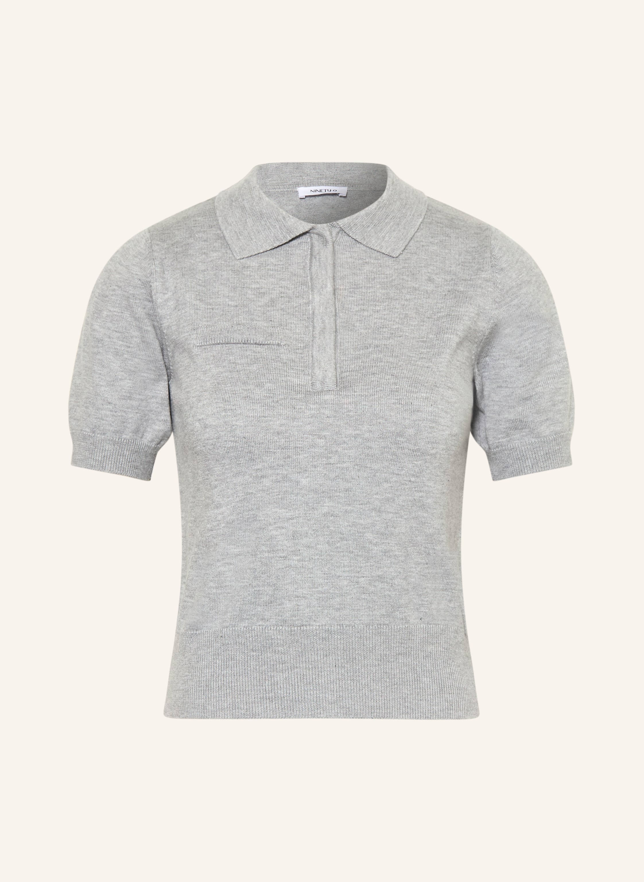 NINETY-9 Strick-Poloshirt FAYE