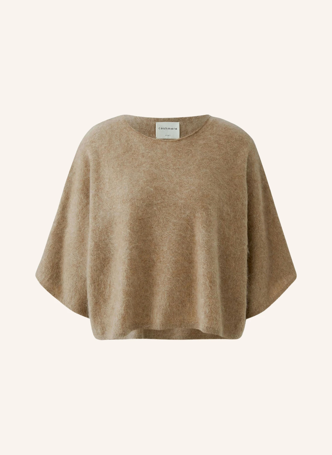 Oui Cashmere-Pullover mit 3/4-Arm