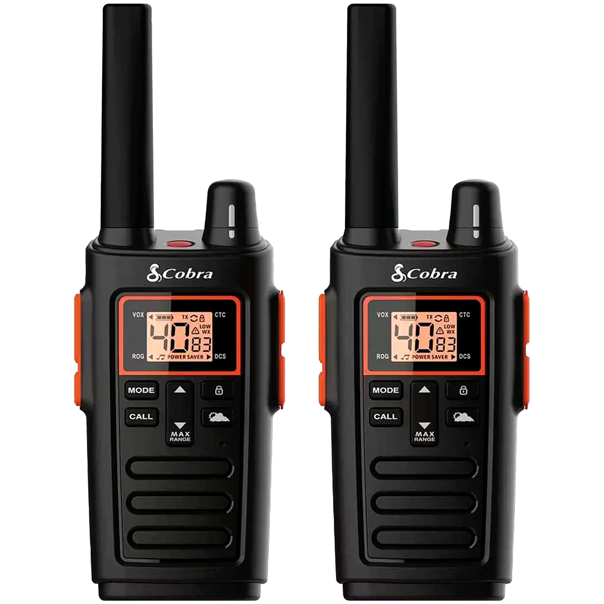Cobra RX380 32 Mile FRS Two-Way Radio, 2-pk
