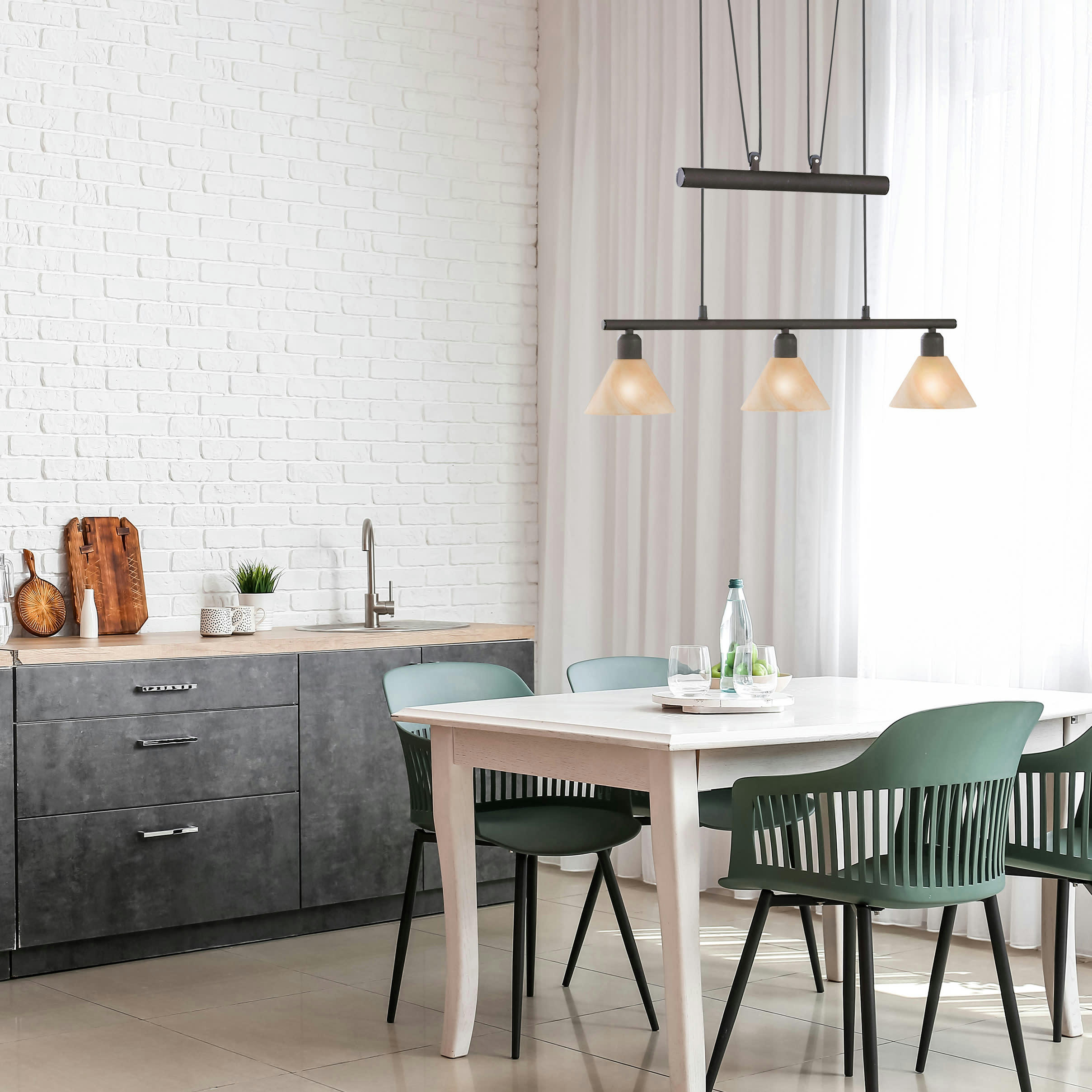 STAMINA - Suspension en métal rouille