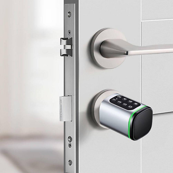 Cylindre électronique de serrure connecté locky-10 code à code et badge rfid mifare