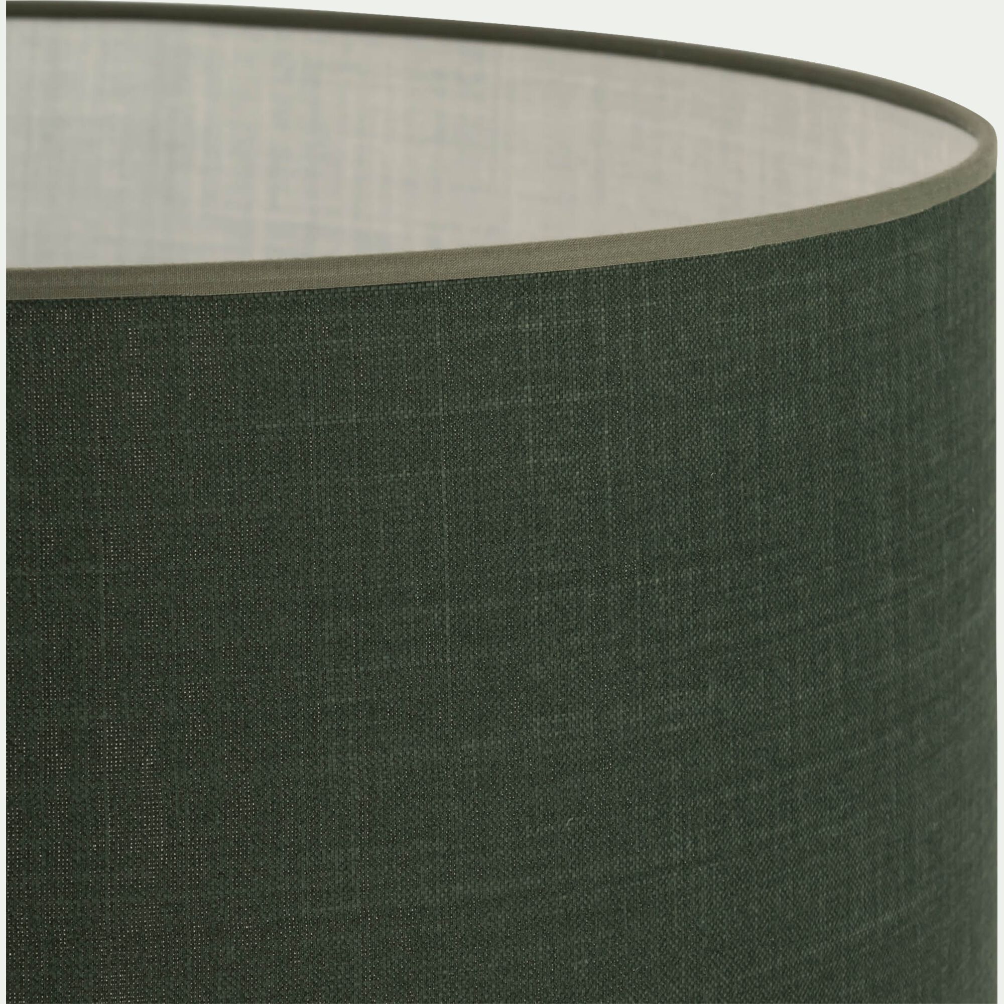 MISTRAL - Abat-jour cylindrique en coton D60cm - vert cèdre