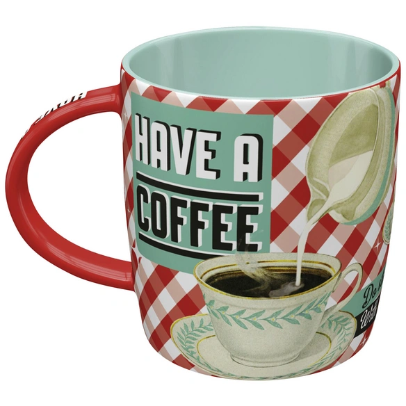 Tasse, Keramik, mehrfarbig