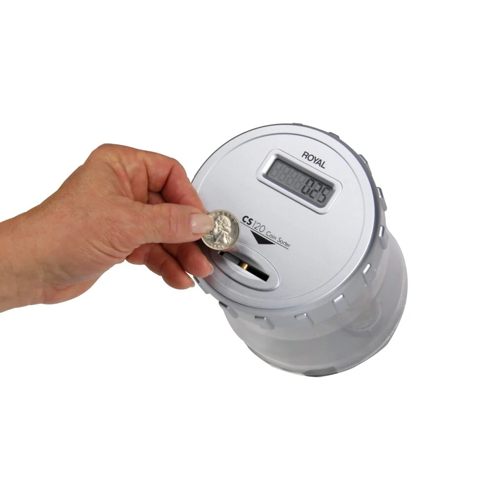 Royal 89365W CS 120 Coin Sorter - White