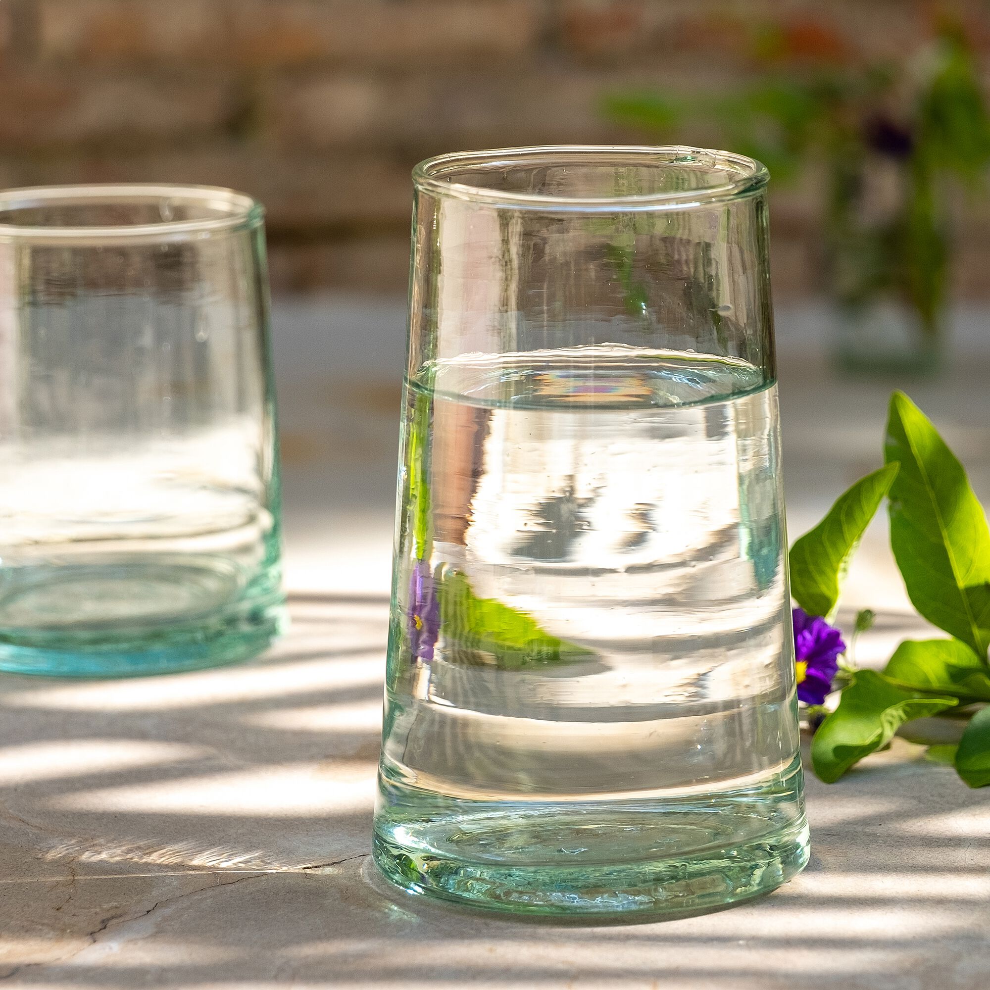 BELDI - Gobelet en verre recyclé 33cl - transparent