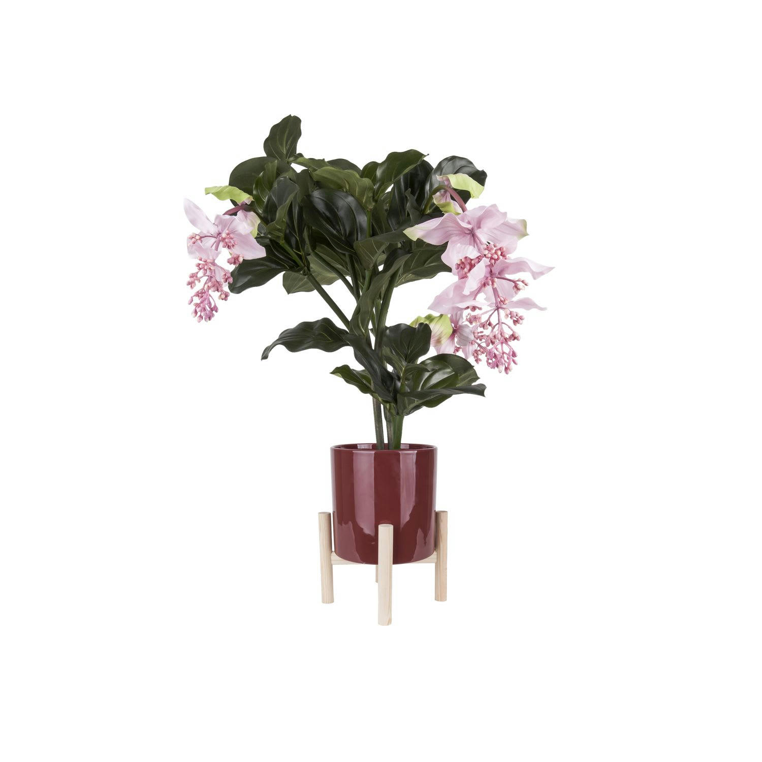 TRESTLE - Cache-pot sur pieds diam. 20 cm rouge