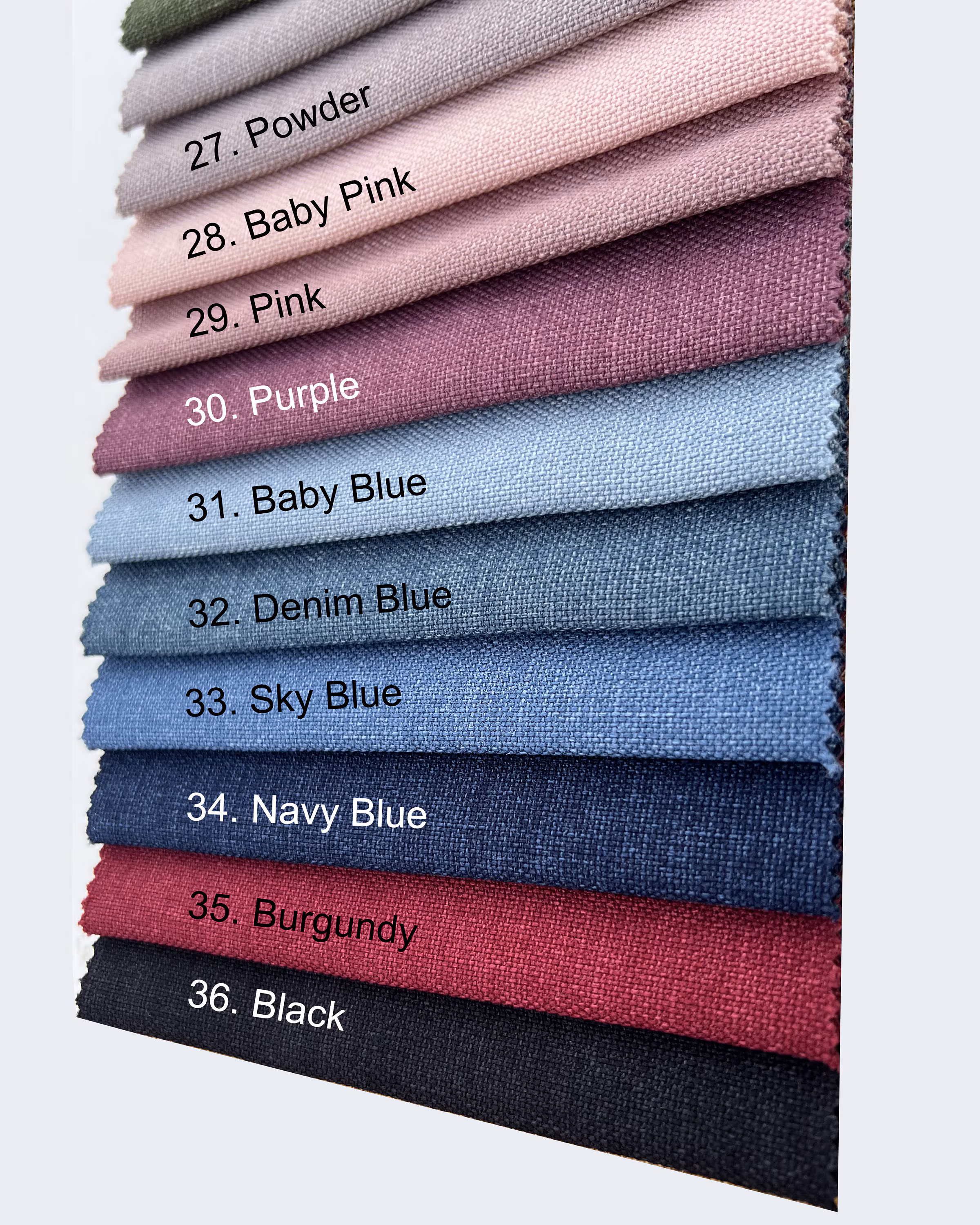 Linen Curtains: 36 Colors, Custom Size, Modern Window Drapery