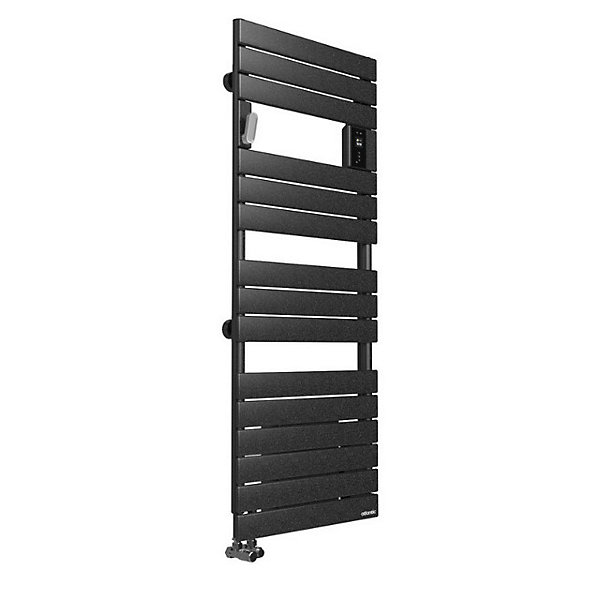 862678 - Sèche-serviettes mixte ADELIS avec soufflerie anthracite standard 2000W - Atlantic