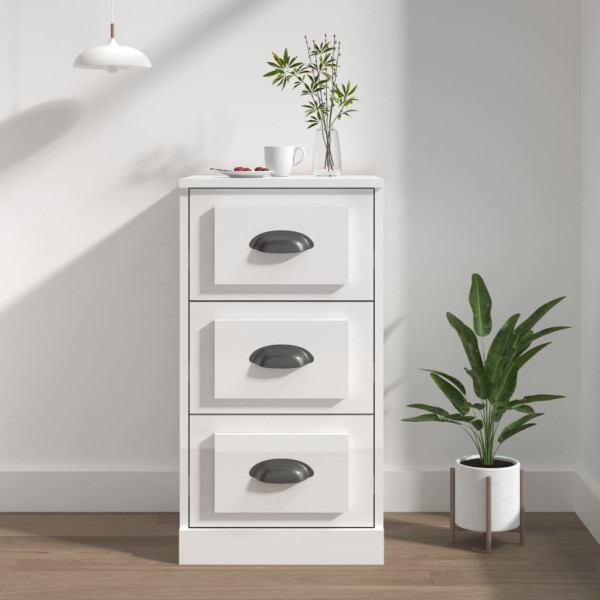 Szafka Regał Biała Połysk 36x35.5x67.5 cm do Salonu Pokoju Sypialni