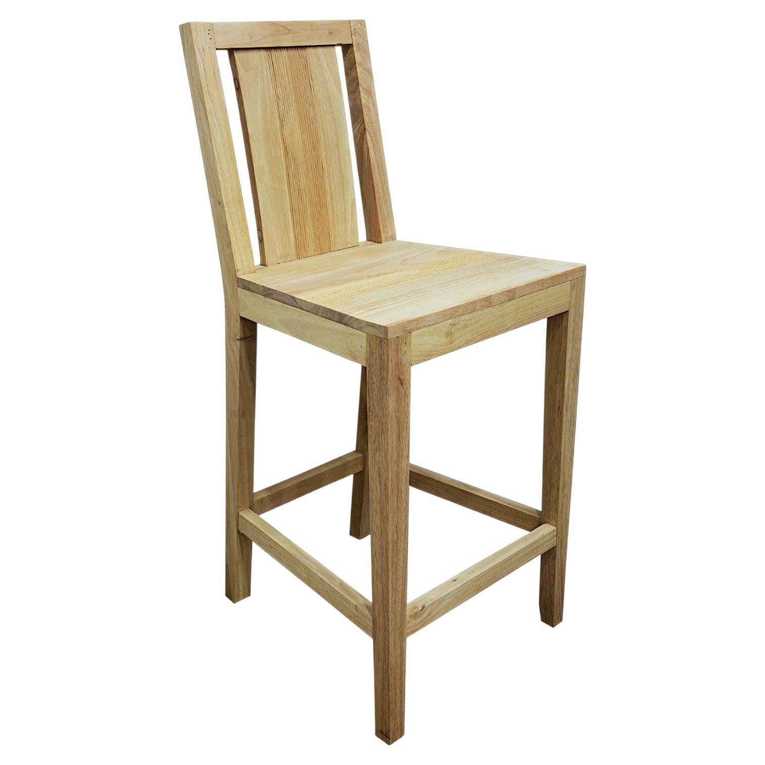 Tabouret de bar Hévéa 42x46x97 GALA