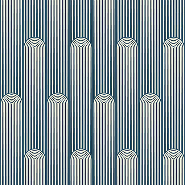 Papier peint Vinyle intissé GoodHome Pawnee bleu canard l.53 x H.1005 cm