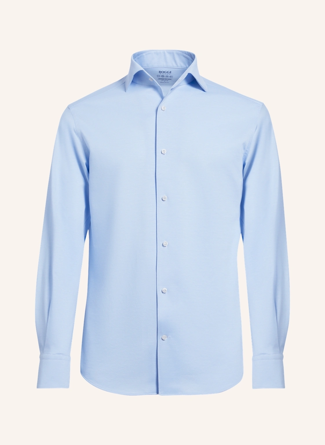 BOGGI MILANO Jerseyhemd Regular Fit