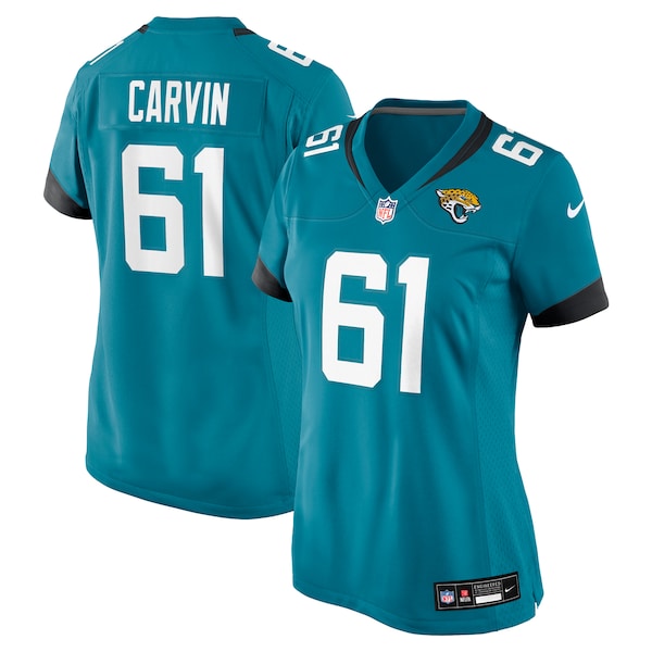Jerome Carvin Jacksonville Jaguars Nike Women's  Game Jersey -  Teal