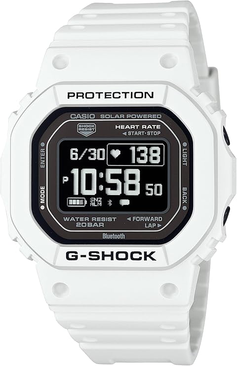 Casio Men's G-Shock Move DW-H5600 Series, Multisport (Run, Walking, Gym Workout), Heart Rate Watch