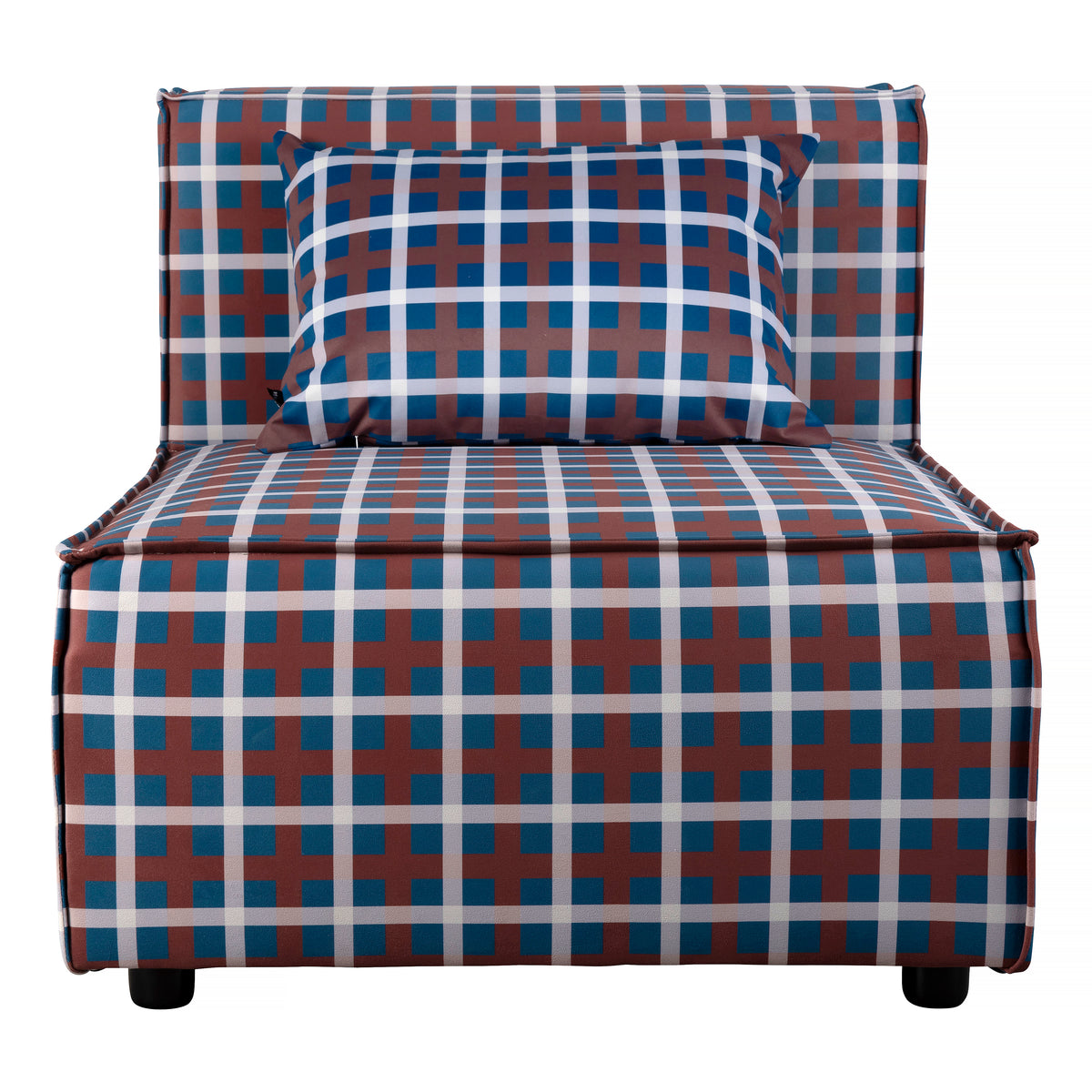 Fluwelen lounge fauteuil