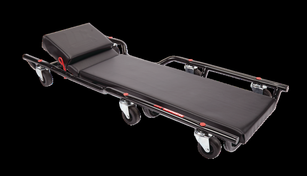 MotoMaster Heavy-Duty Low Profile Creeper w/ Adjustable Double-Padded Headrest, 44-in