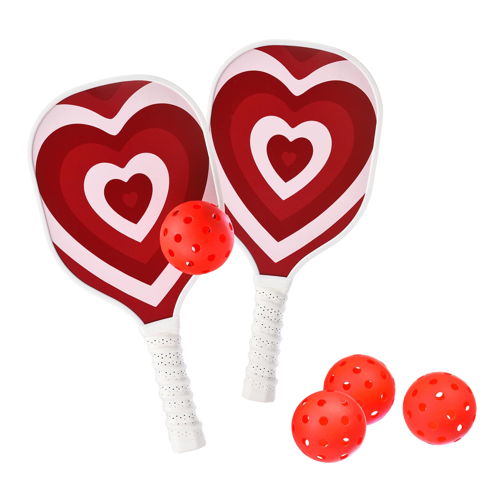 Paddle Ball-Spiel Herz Pink
