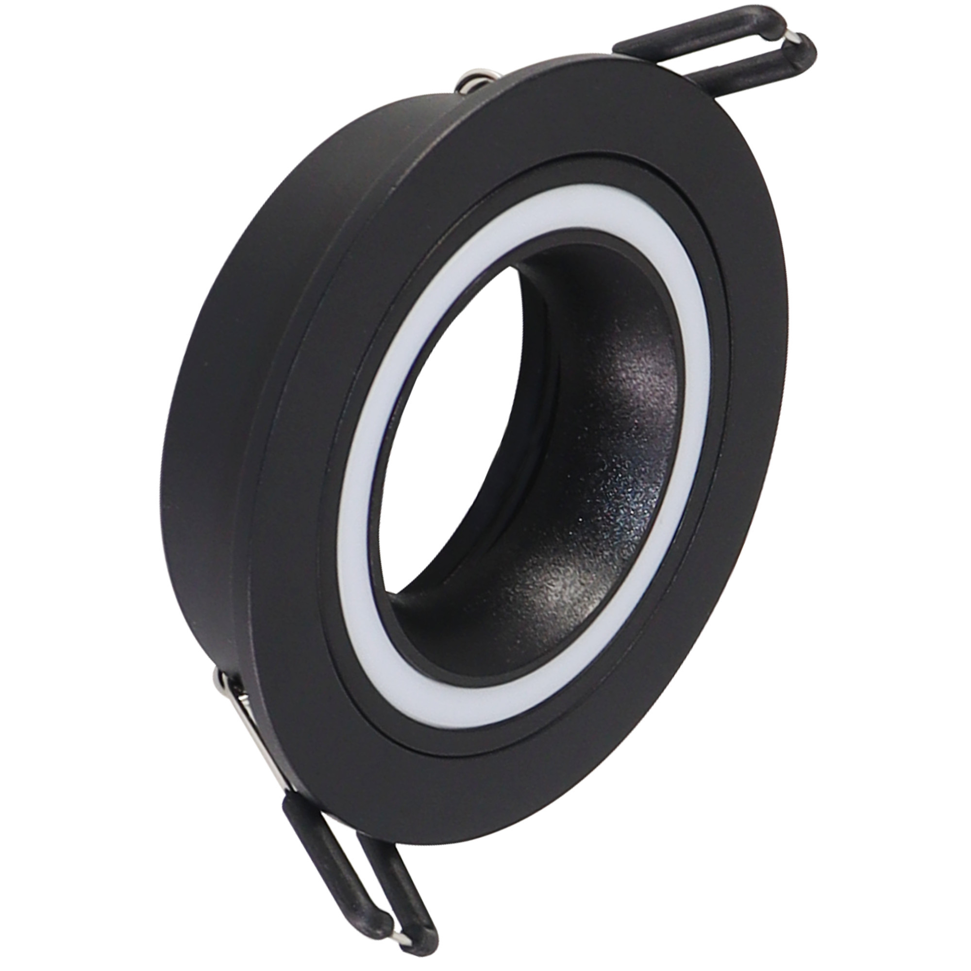 Oprawa wpuszczana okrągła czarna 9,2cm FALCO1xMR16x10W IP20 Polux