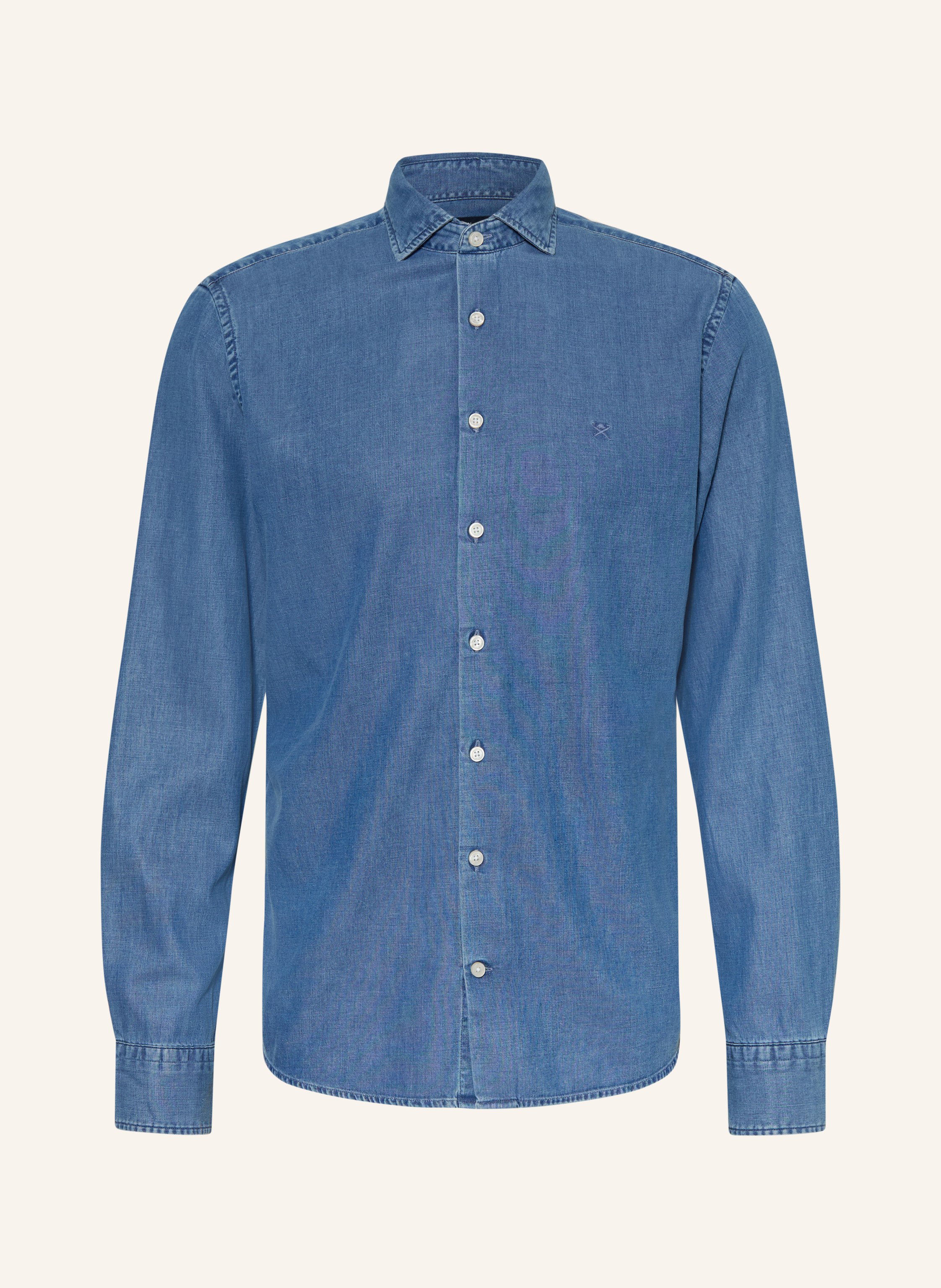 HACKETT LONDON Hemd Tailored Fit in Jeansoptik